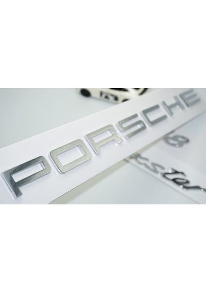 Porsche Boxster 718 Bagaj 3m 3D Abs Yazı Logo Amblem Seti