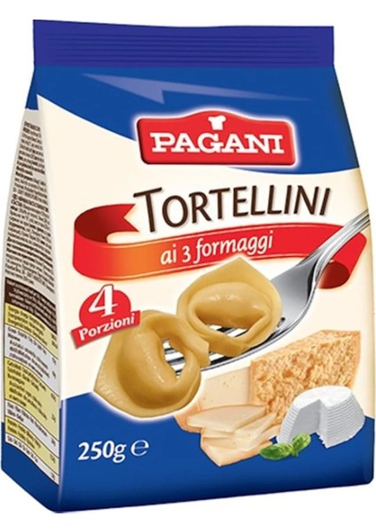 Tortellini 3 Peynirli Makarna 250 gr * 4 Adet