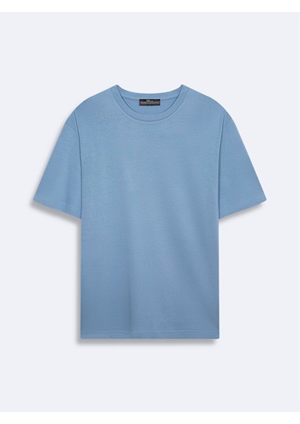 Erkek Mavi T-shırt