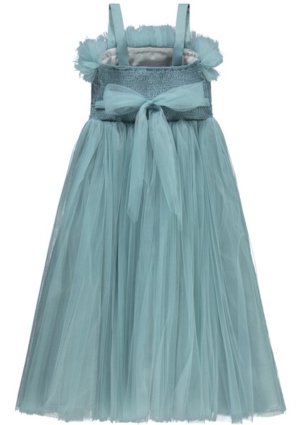 Kız Çocuk Abiye 6-9 Yaş Mavi fiyatları