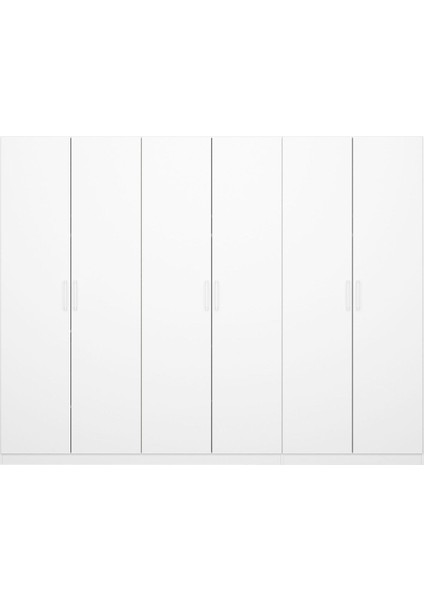 Aleyna Giyinme Dolabı - Çok Amaçlı Dolap - Gardırop 270 cm -6 Kapaklı fiyatları