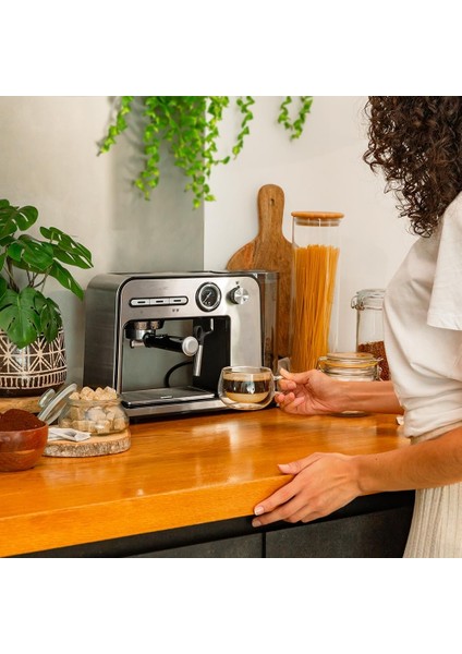 Power Espresso Kahve Makinesi, 1450 W fırsatları