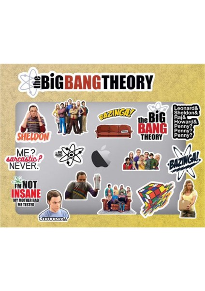 The Big Bang Theory Laptop Notebook Tablet Sticker Seti