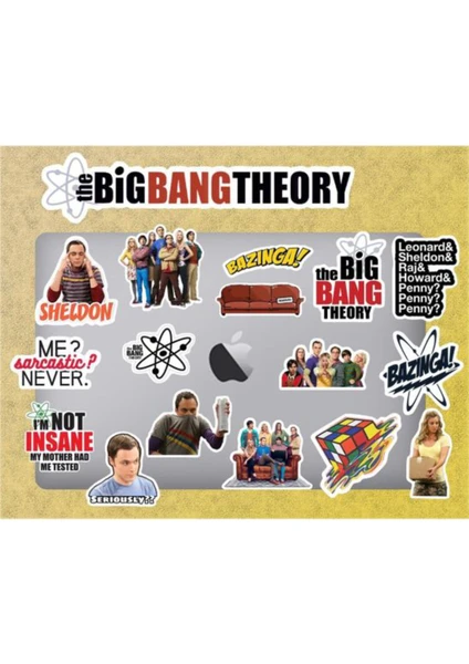 Hediyene Bak The Big Bang Theory Laptop Notebook Tablet Sticker Seti