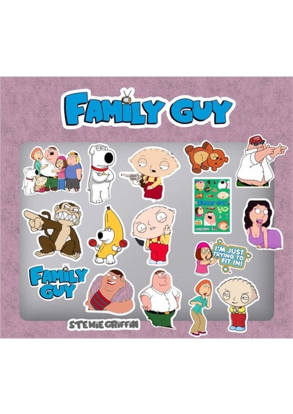 Family Guy Laptop Notebook Telefon Kılıfı Sticker Paketi