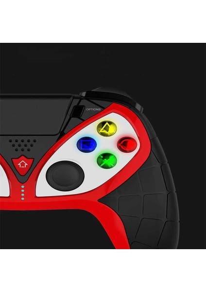 Playstation 4 Oyun Kolu Joystick Işıklı Renkli Fonksiyon Tuşları, Kulaklık Girişi ve Dahili Hoparlör