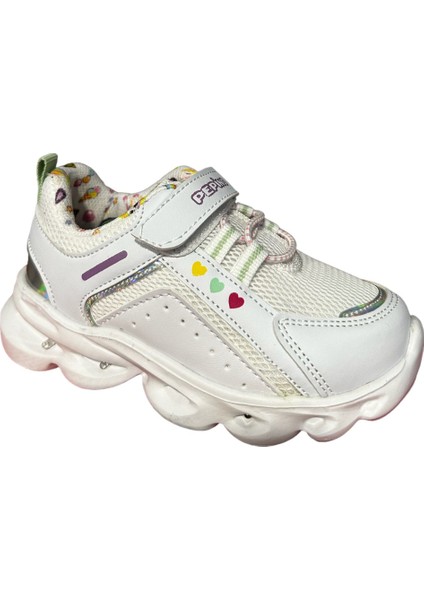 1429 PY23-1429 Patik Spor Ayakkabı Işıklı Beyaz Yeşil fiyatları