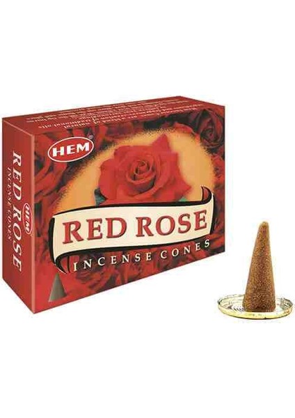 Red Rose Aromalı 2 Paket Konik Tütsü