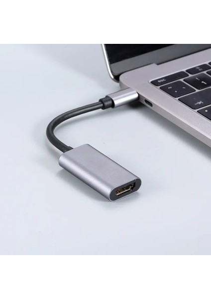 USB 3.1 Type C To HDMI Dönüştürücü 4K 30Hz Macbook Laptop Görüntü Çevirici Adaptör