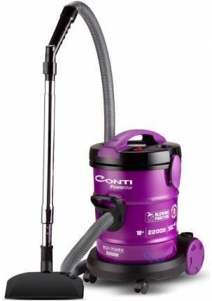 Conti CS-102 Power Star Elektrikli Süpürge Mor
