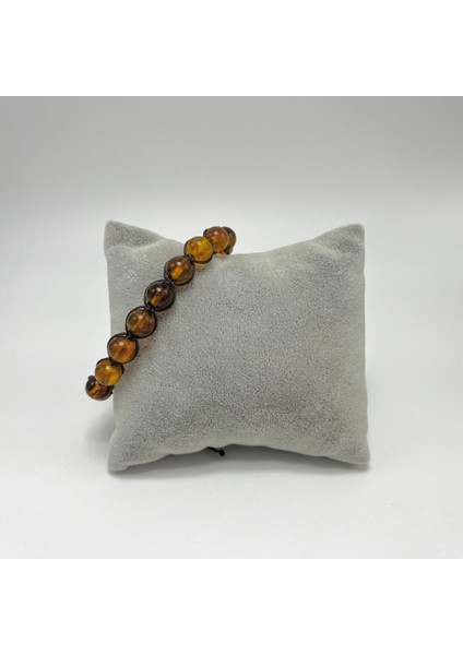 Yetişkin Damla Kehribar 8 mm Bileklik Makrome fırsatları