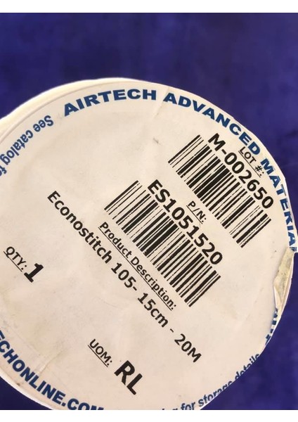 Airtech Econostitch 105 Soyma Kumaşı 15CMX20METRE - Vakum Infüzyon Soyma Kumaşı