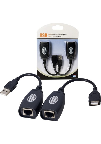 Powermaster PM-13083 USB Rj 45 50 Metre Uzatma Kablosu Extender (Lisinya) Alithestereo