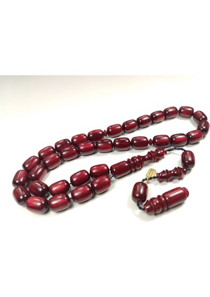 Halil Hilmi Usta Eseri Imzalı Sıkma Kehribar (Colorist) No 4133 Tesbih fiyatları