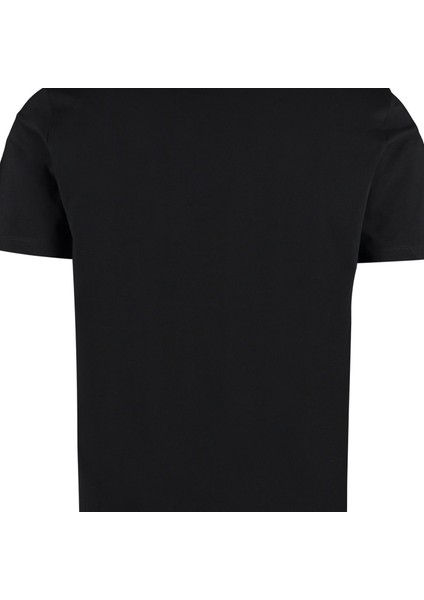 Erkek Marka Logo Detaylı Regular Fit Kısa Kollu Siyah T-Shirt 23411198-011 fiyatları