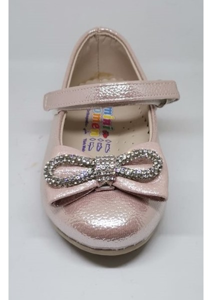 Miniwomen 354 Bebe Kapalı Babet Ayakkabı Pudra modelleri