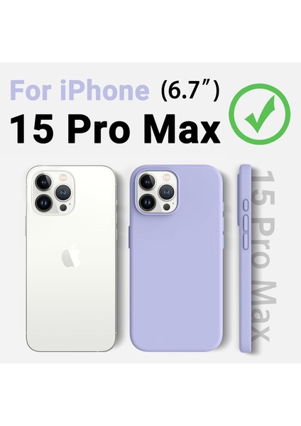 iPhone 15 Pro Max Uyumlu Lansman Lila Kılıf