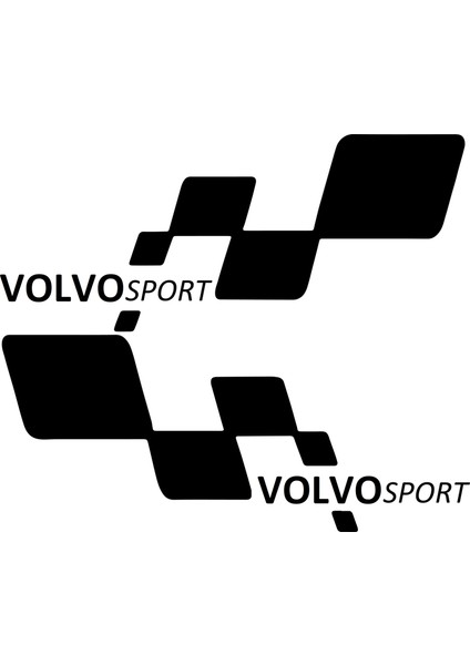 Volvo Sport Etiket Yapıştırma 30CMX11CM MMD335