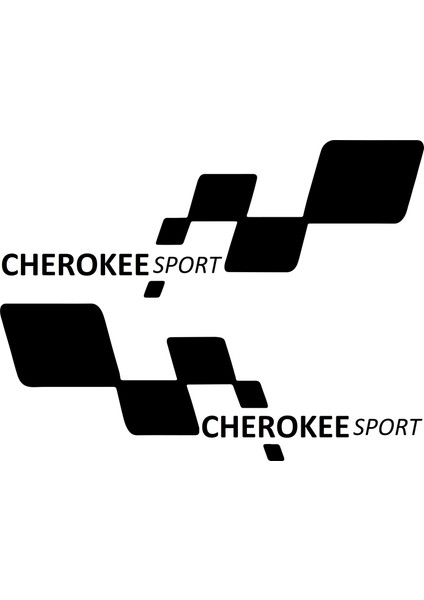 Cherokee Sport Etiket Yapıştırma 30CMX11CM MMD178