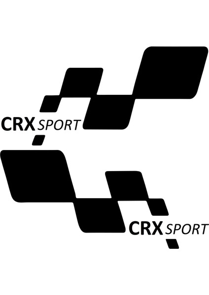 Crx Sport Etiket Yapıştırma 30CMX11CM MMD190