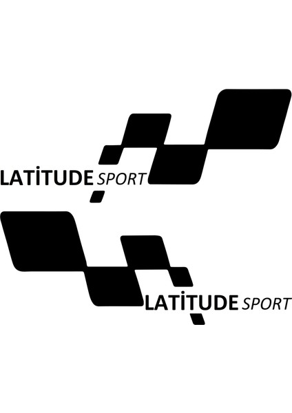 Latitude Sport Etiket Yapıştırma 30CMX11CM MMD244