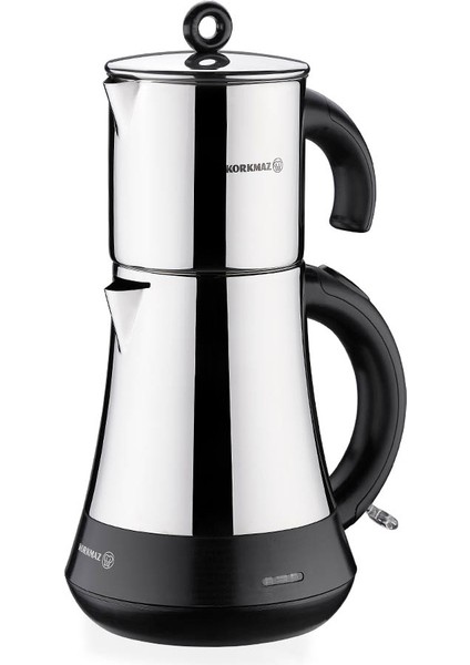 Hasbahçe Elektrikli Çaydanlık Parlak-Siyah