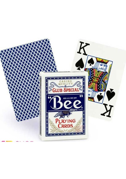 Poker Diamond Back Jumbo Index Oyun Kartı -Mavi Deste fırsatları