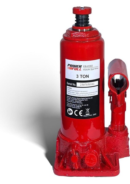 Tekno Trust 3 Ton Hidrolik Şişe Kriko