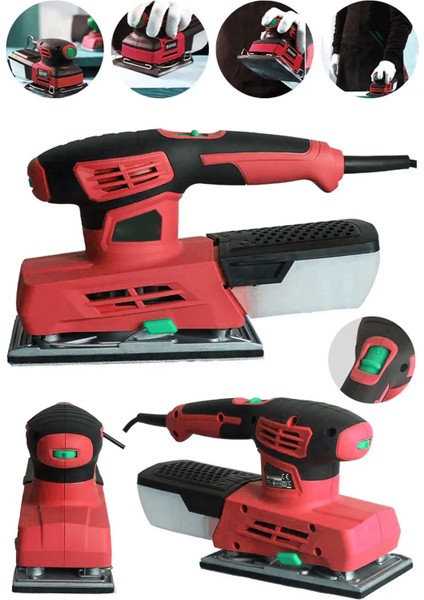 Tekno Trust Profesyonel Gerçek 1850 W Elektrikli Titreşimli Zımpara Makinası 2 Yıl Garantili Ürün..