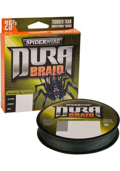 Spiderwire Dura Braid 135M Moss Green Örgü Ip 0.15MM