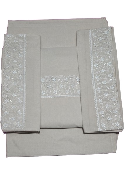 Adin 4 Parça Güpürlü Nevresim Takımı