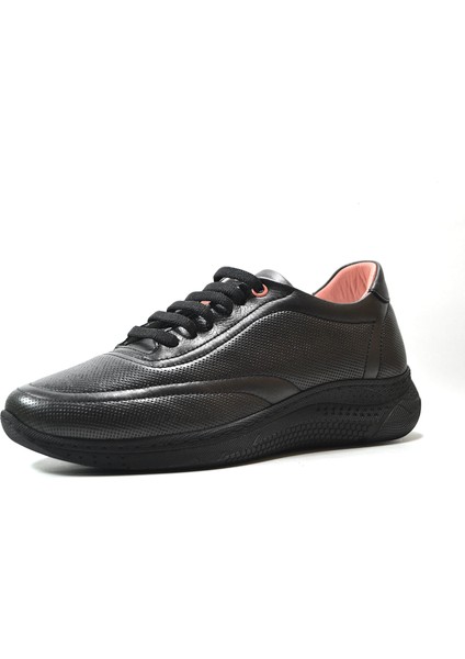 2021 Deri Siyah Lastikli Ortopedik Kadın Casual Günlük Ayakkabı fiyatları