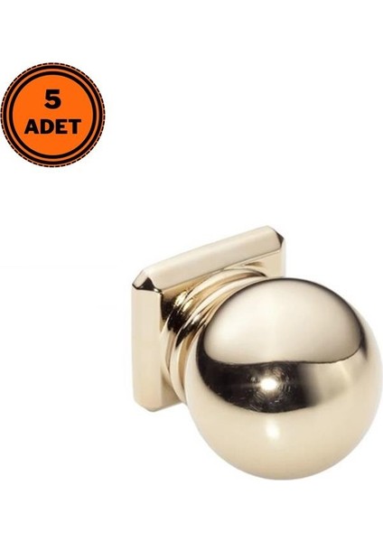 5 Adet Doğanlar AL-243 Mobilya Kulp Tek Vidalı Düğme Albrifin