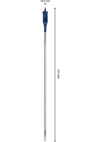 Tekno Trust 16X400 mm Expert Yaprak Matkap Ucu 2608900343