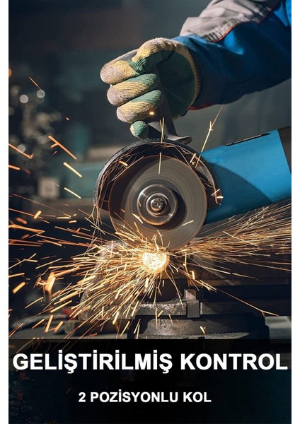 Tekno Trust Alman 3500 W Professional Sjs Çift Metal Şanzuman Avuç Içi Taşlama Makinesi Spiral Taşlama Sarı