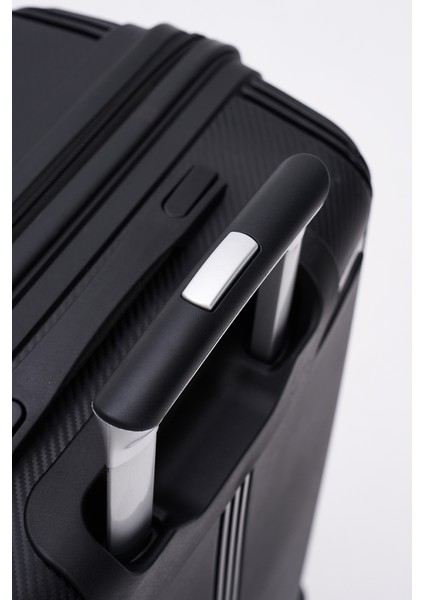 Premium Polipropilen Orta Boy Kırılmaz Valiz Siyah V303 fırsatları