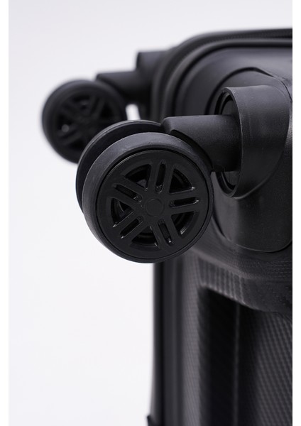 Premium Polipropilen Orta Boy Kırılmaz Valiz Siyah V303 indirimleri