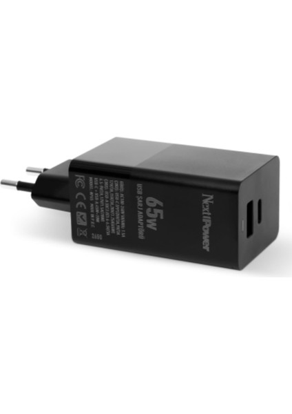 NP65W Hızlı Şarj Adaptörü