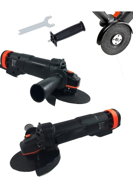 Tekno Trust Bakır Sargılı 115 mm Metal Şanzıman Avuç Içi Taşlama Sprial Makinesi ve 5 Taş Hediyeli
