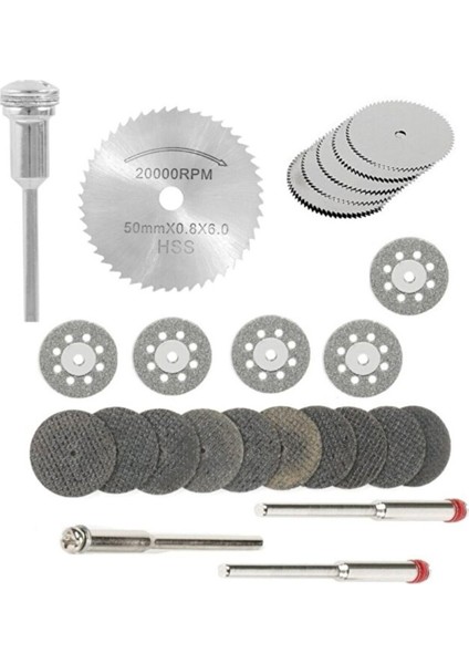 Tekno Trust Mini Grinder Vız Vız Için Kesici Aksesuar Seti Ahşap Metal Plastik Cam Kesme Mini Disk