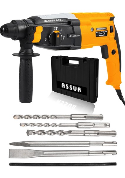 Tekno Trust Pro Kırıcı Hıltı Darbeli Matkap 2-28MM Renk H002 Sarı