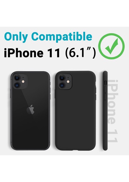 iPhone 11 Uyumlu Lansman Siyah Kılıf