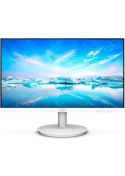 Phılıps 271V8AW Vline 27" LED IPS 4ms 75Hz 1920X1080 Fullhd VGA HDMI Multimedya (Vesa) Beyaz Monitör