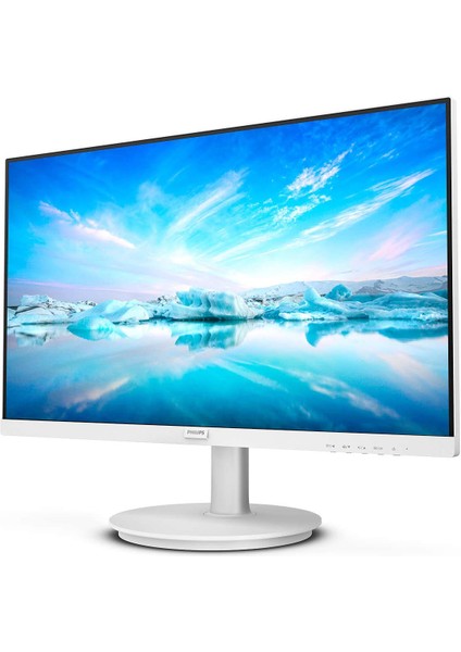 Phılıps 271V8AW Vline 27" LED IPS 4ms 75Hz 1920X1080 Fullhd VGA HDMI Multimedya (Vesa) Beyaz Monitör