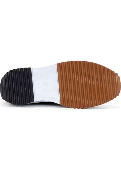 Kadın Siyah Kalın Tabanlı Spor Sneaker