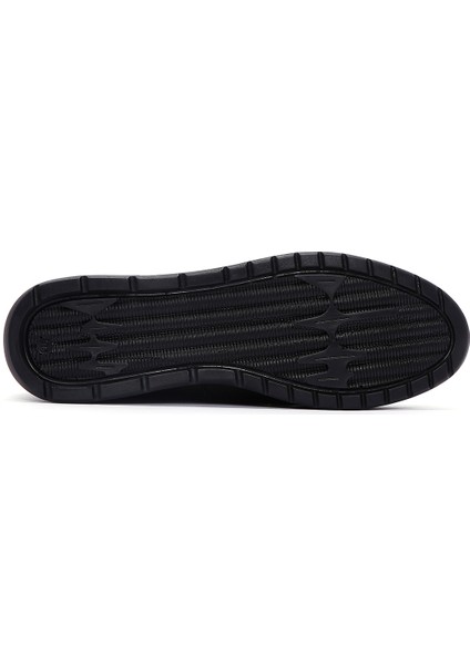 Kadın Siyah Deri Comfort Loafer