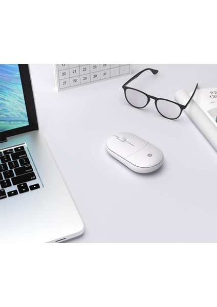 Tlm1 Çift Modlu 2,4ghz Kablosuz & Bluetooth V5.0 Sessiz Mouse Beyaz (Ramwhite Türkiye Garantili)