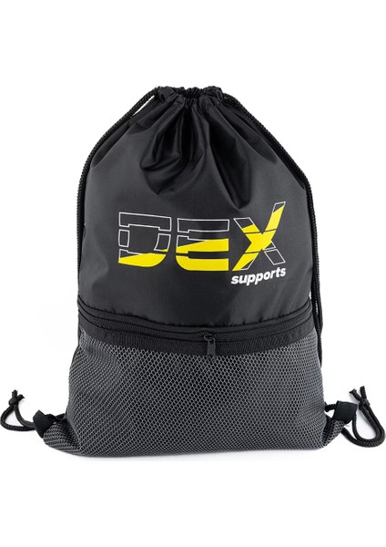 Dex Supports Lasting Energy Ağırlık Kaldırma Kayışı 8 Loop Lifting Straps Turuncu+Sackpack Spor Çantası 2'li Paket