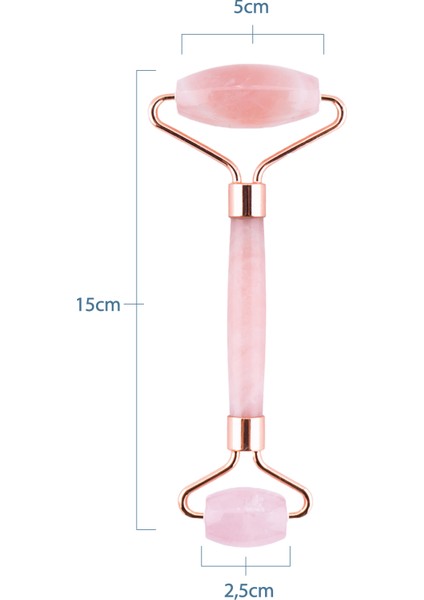 Pembe Kuvars Face Roller Ve Yeşim Tarak Gua Sha Masaj Aleti Doğal Taş Sertifikalı fırsatları