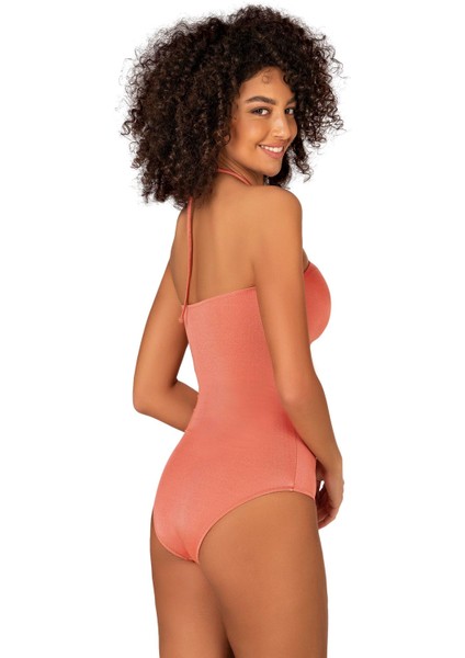 Kadın Aksesuar Detaylı Turuncu Mayo fiyatları